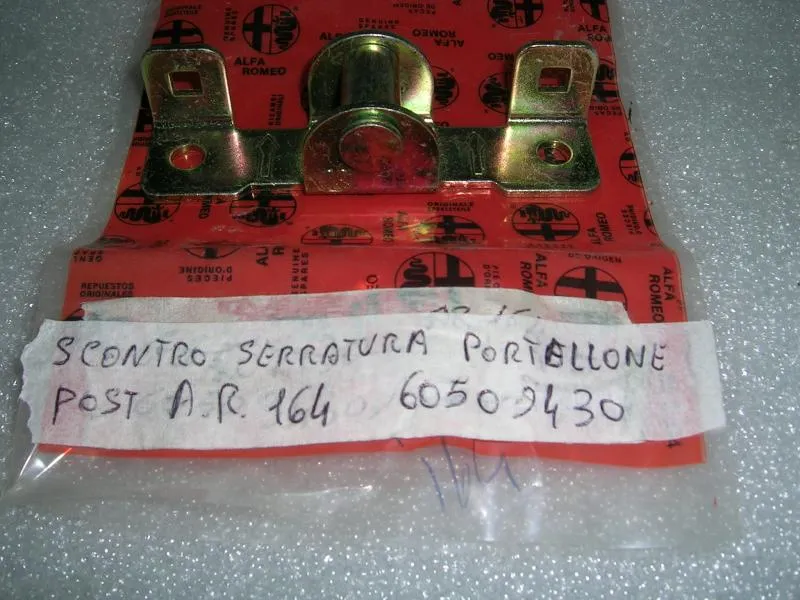 Scontro Serratura Portellone Posteriore Alfa Romeo 164