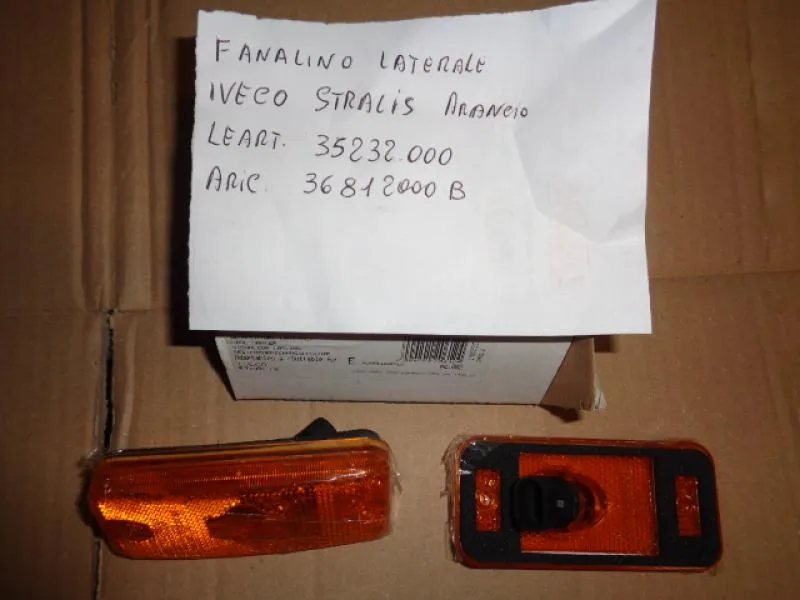 Fanalino Laterale Arancio Iveco Stralis