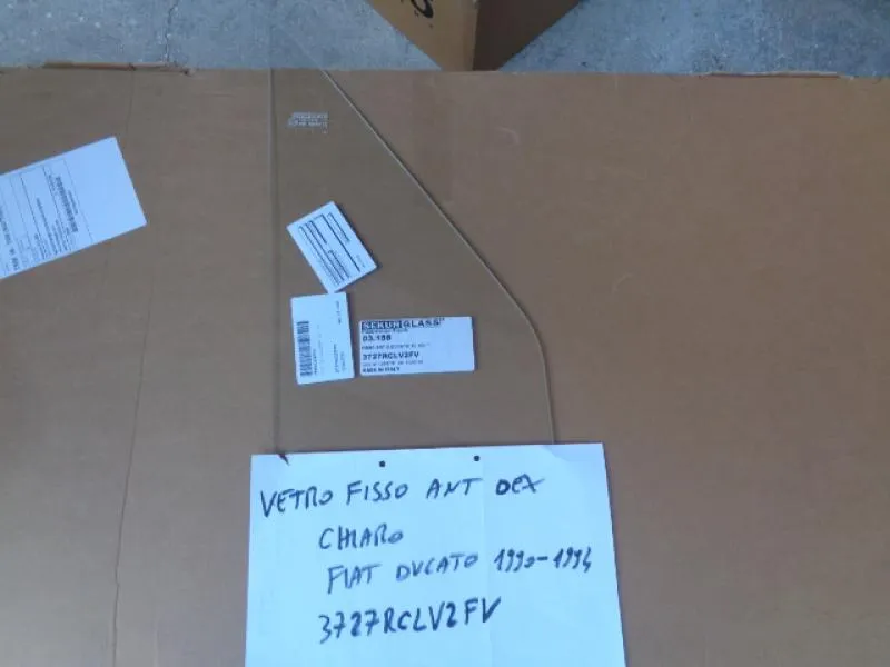 Vetro Fisso Porta Anteriore Destra Chiaro Fiat Ducato 1990-1994