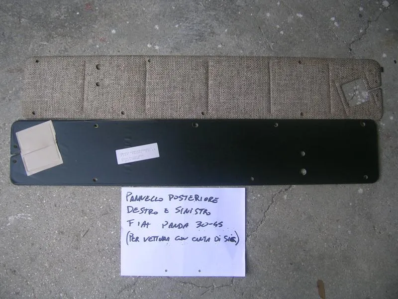 Pannello Destro e Sinistro Fiat Panda 30-45 (Per Vettura Con Cintura Di Sicurezza)
