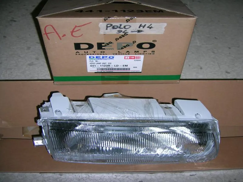 Proiettore Destro Regolazione Elettrica Volkswagen Polo 1994-1999