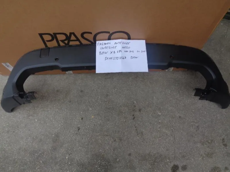 Paraurti Anteriore Inferiore Nero Bmw X1 E84 Dal 2012 Al 2015