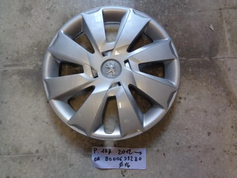 Borchia Ruota 14" Peugeot 107 2012>