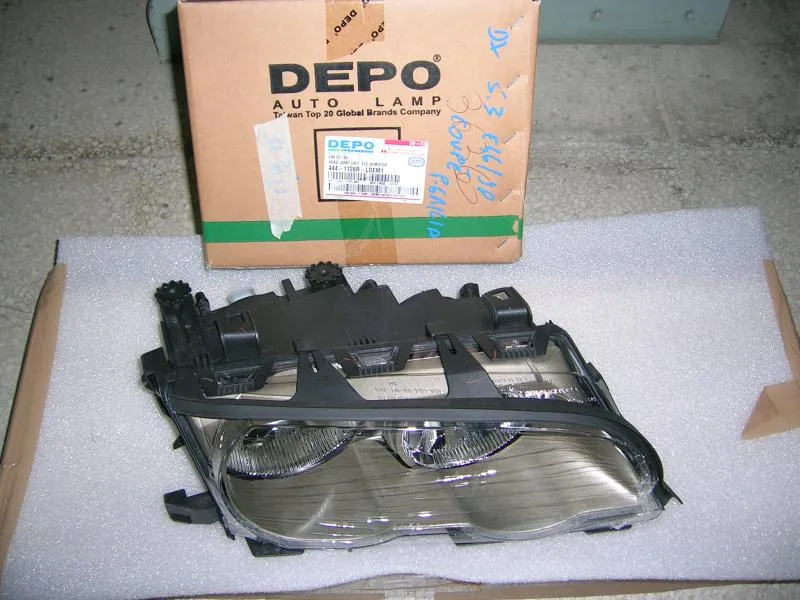 Proiettore Destro Parabola Grigia Bmw Serie 3 E46 1999-2001 Coupè, Cabrio