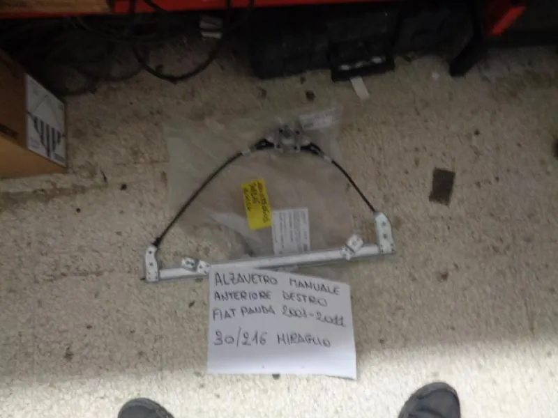 Alzavetro Manuale Anteriore Destro Fiat Panda 2003-2011