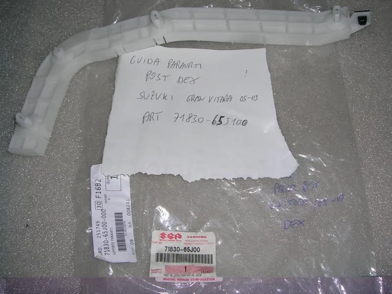 Guida Paraurti Posteriore Destra Suzuki Granvitara '05-'09