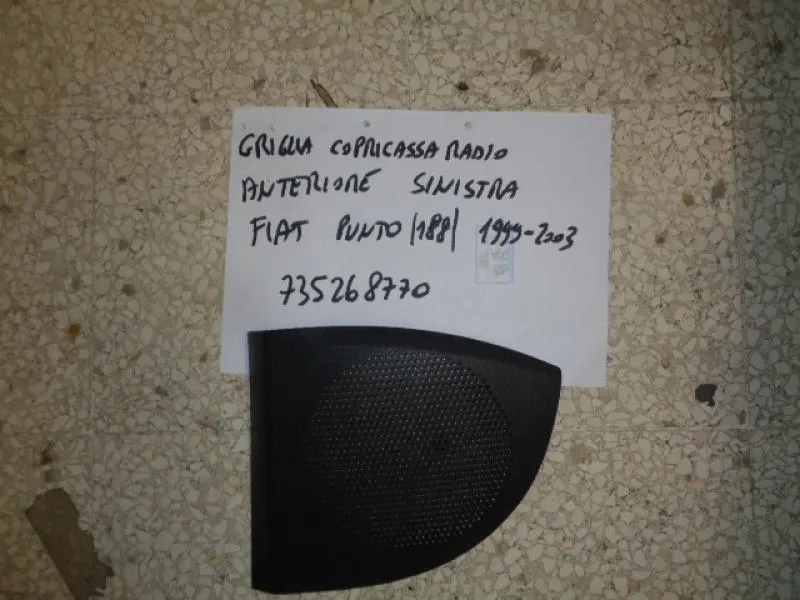 Griglia Copricassa Radio Anteriore Sinistra Fiat Punto 188 1999-2003