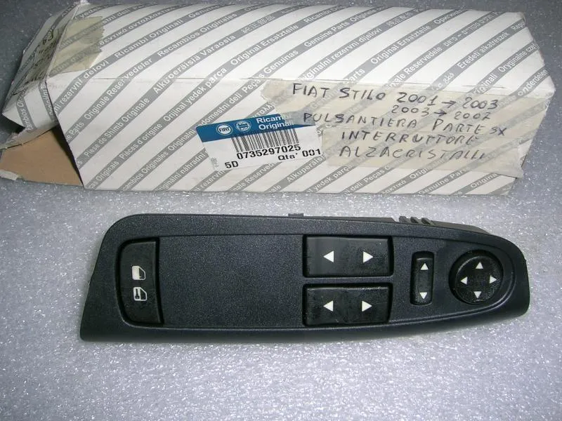 Pulsantiera Parte Sx Interruttore Alzavetri Fiat Stilo 2001 A 2003
