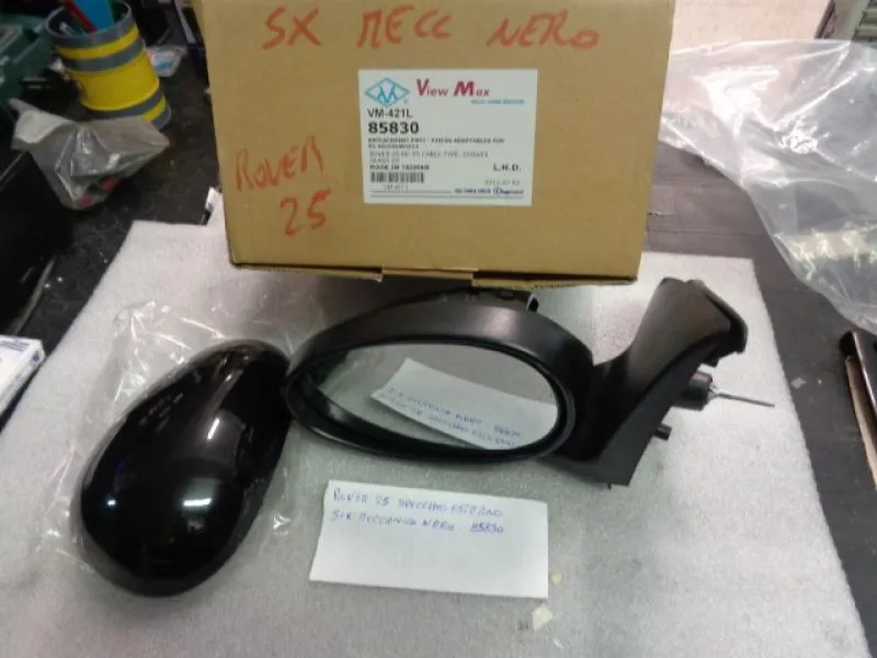 Retrovisore Sinistro Meccanico Nero Rover 25
