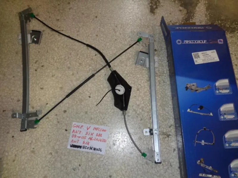 Meccanismo Alzavetro Anteriore Sinistro Volkswagen Golf Mk5 2003-2008