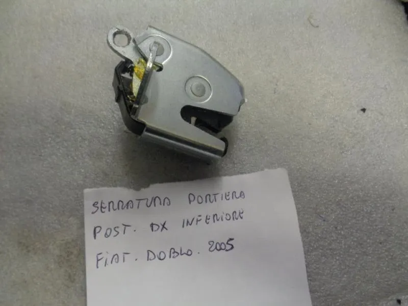 Serratura Superiore / Inferiore Manuale Porta Posteriore Destra Fiat Doblò 2000-2022