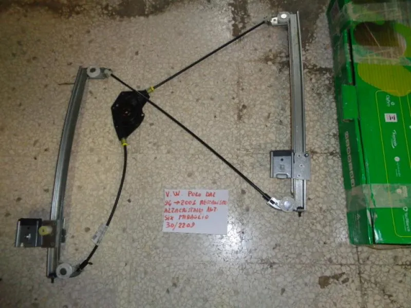 Meccanismo Alzavetro Anteriore Sinistro Volkswagen Polo 1994-2001