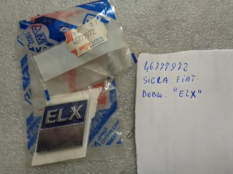 Sigla Posteriore Elx Fiat Doblò 2000 - 2004