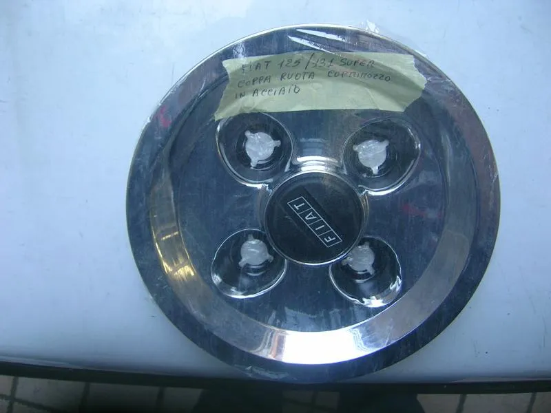 Coppa Ruota Coprimozzo In Acciaio  Fiat 125\131 Super