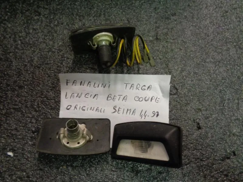 Fanalino Targa Lancia Beta Coupè