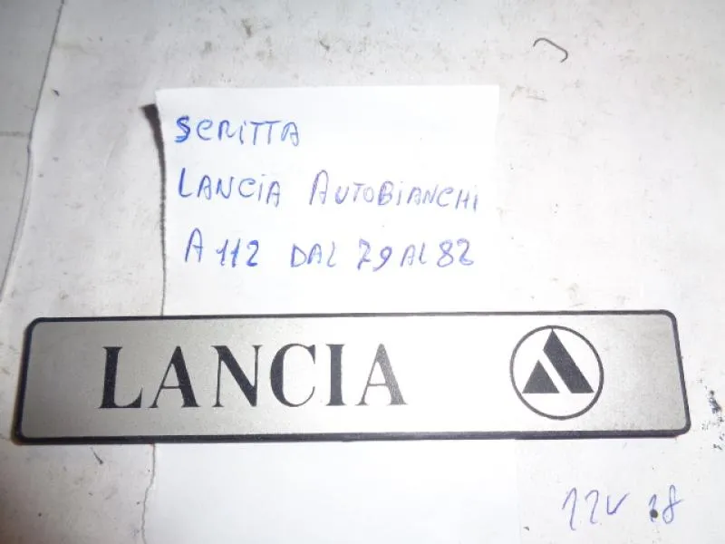 Scritta Lancia Per Autobianchi - A112 Dal 1979 Al 1982