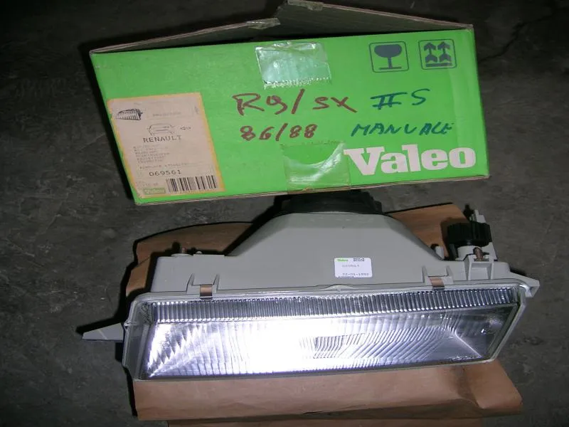 Proiettore Sx Renault 9/11 '86 Regolazione Manuale