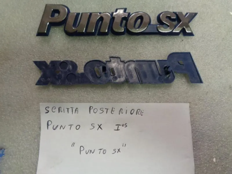 Scritta Posteriore "Punto Sx" 1a Serie