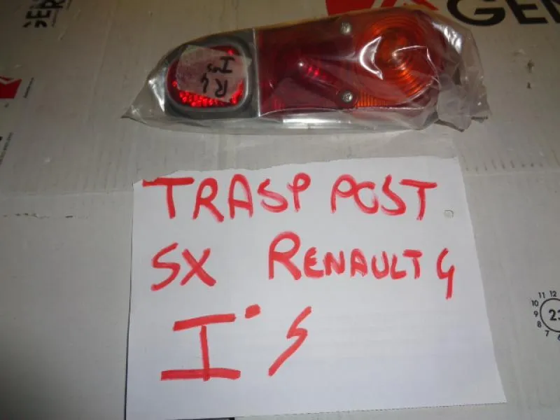 Plastica Fanalino Posteriore Sinistro Renault 4 Dal 1961 Al 1994