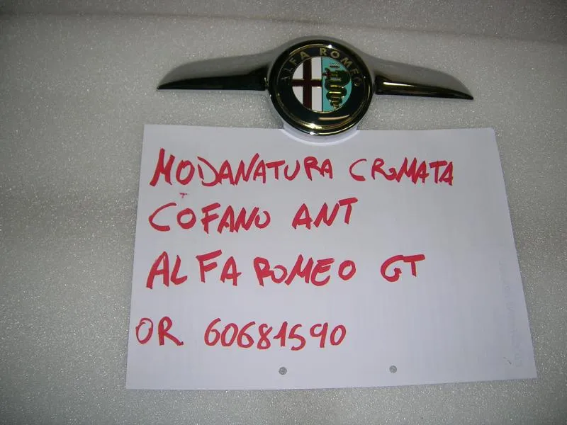 Modanatura Cofano Anteriore Cromata Alfa Romeo GT 2003-2010