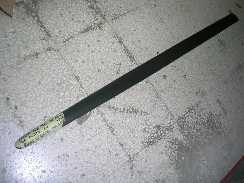 Modanatura Nera Porta Destra Peugeot 206 3 Porte 1998-2009