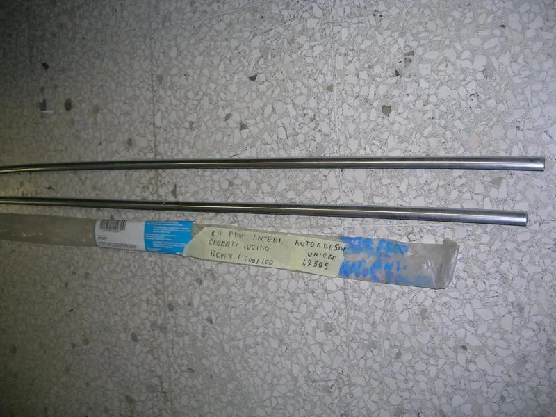 Kit Profilo Cromato Lucido Per Paraurti Anteriore Rover 200 1989-1994   Rover 400 1989-1992