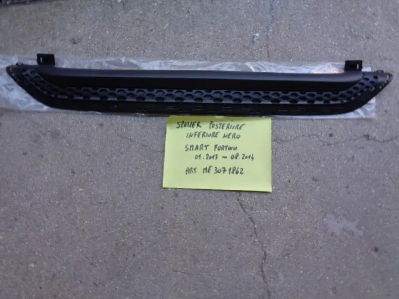 Spoiler Posteriore Inferiore Nero  Smart Fortwo 2013-2014