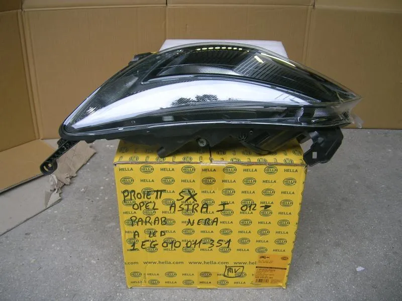 Proiettore Sinistro A Led Parabola Nera Opel Astra J Dal 2012
