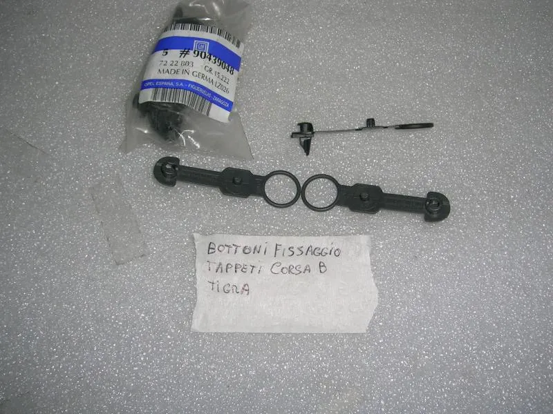 Kit Fissaggio Tappeto Vano Bagagli Opel Corsa B-Tigra