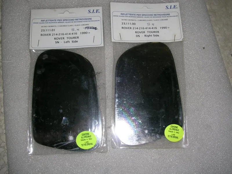 Vetrino Specchio Retrovisore Dx e Sx Rover 214/216/414/416  '90