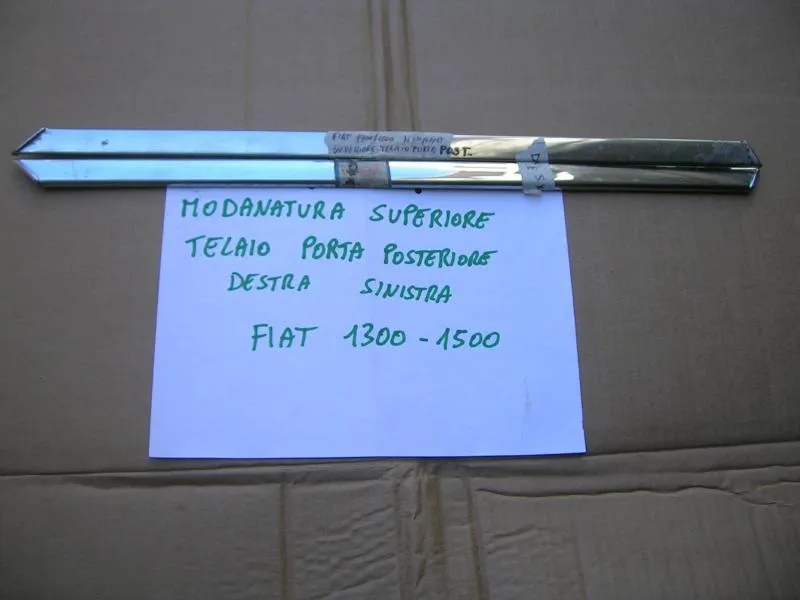 Modanatura Superiore Telaio Porta Posteriore Destro e Sinistra Fiat 1300-1500