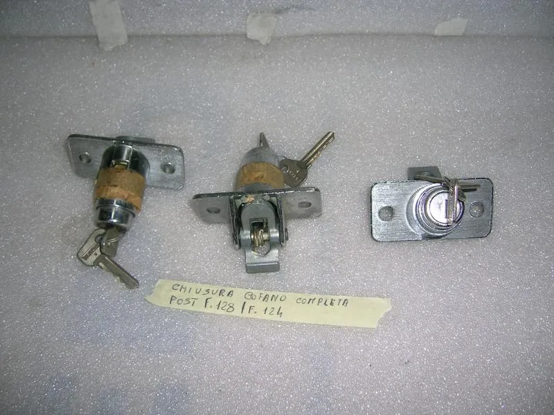 Chiusura Cofano Posteriore  Completa Fiat 128, Fiat124
