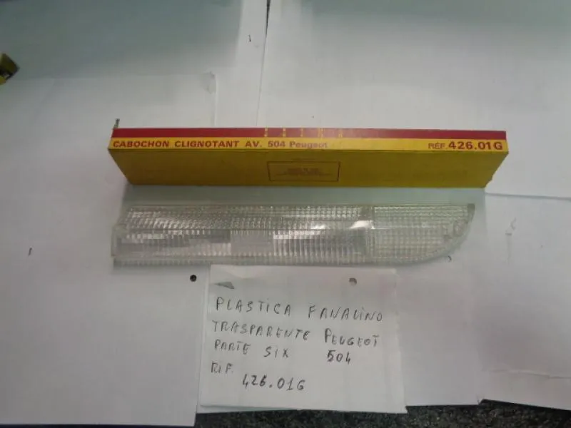 Plastica Fanalino Anteriore Sinistro Bianco Peugeot 504
