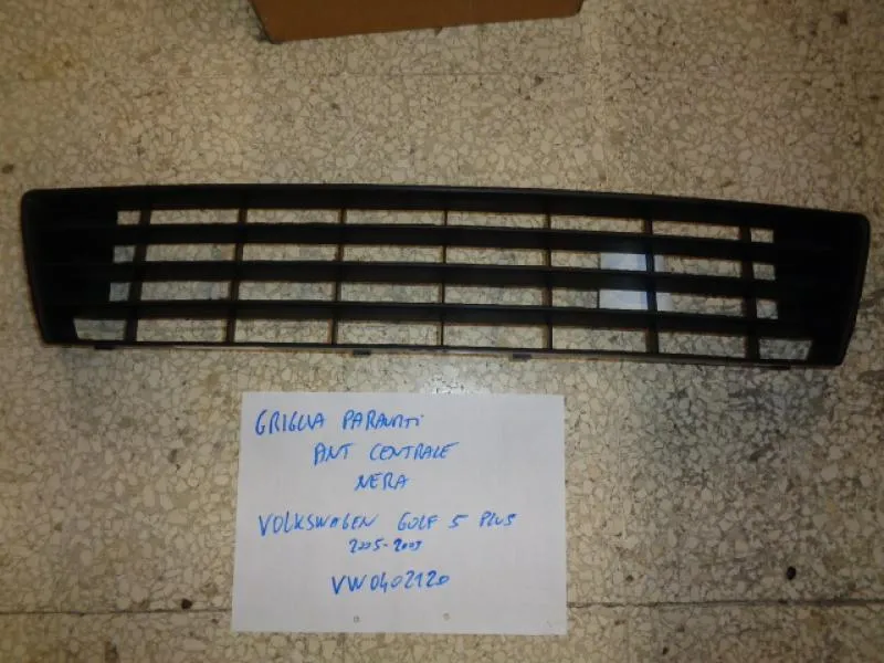 Griglia Paraurti Anteriore Centrale Volkswagen Golf 5 Plus 2005-2009