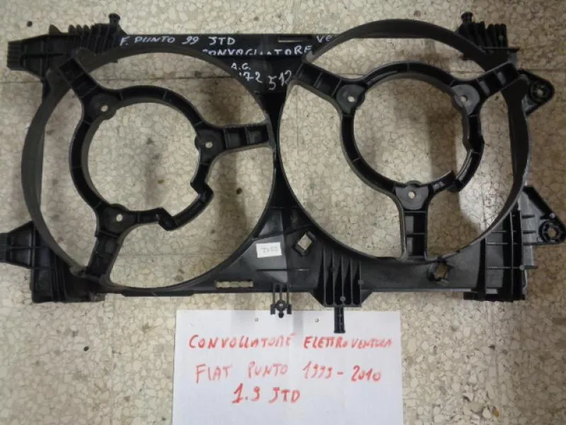Convogliatore Elettroventola Fiat Punto 1.9 JTD Dal 1999-2010