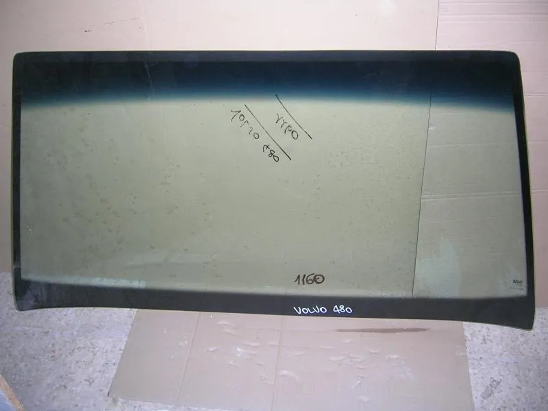 Parabrezza Verde Con Fascia Volvo 480