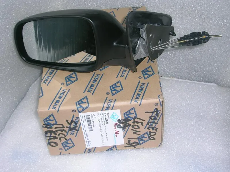 Specchio Retrovisore Sinistro Nero Regolazione Meccanica  Seat Leon,Toledo 1999-2005