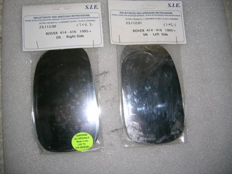 Vetrino Specchio Retrovisore Dx e Sx  Rover  414/416