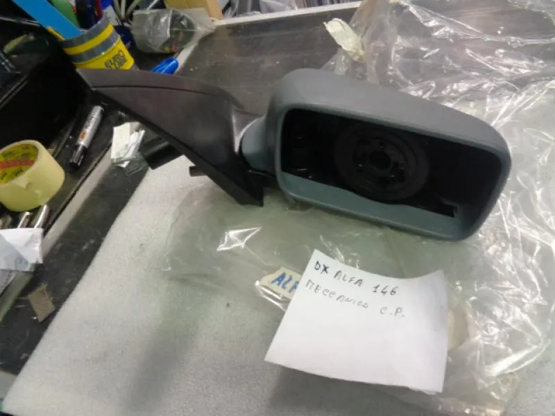 Specchio Retrovisore Meccanico Destro Da Verniciare Alfa Romeo 146