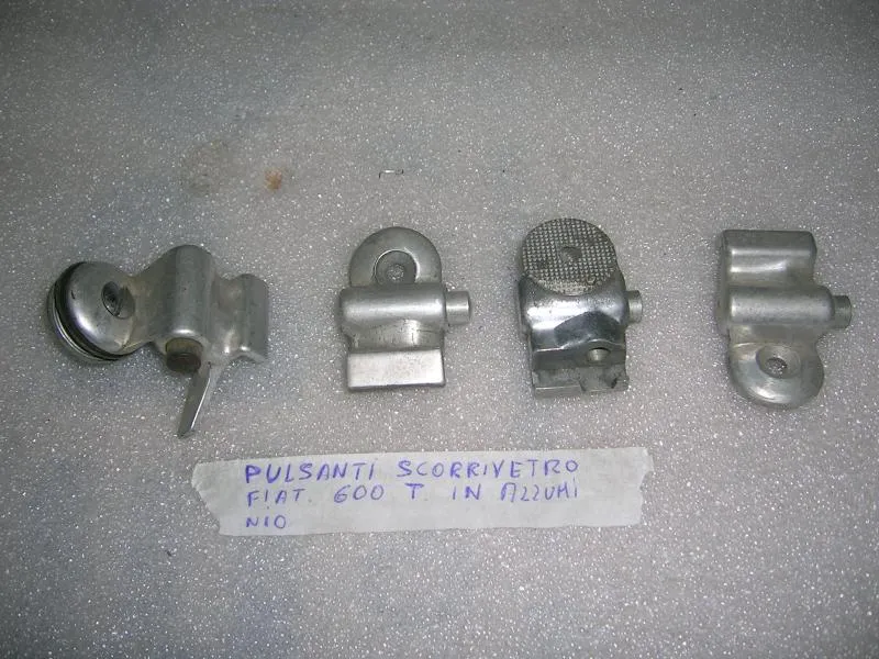 Pulsanti Scorrivetro In Alluminio  Fiat 600T