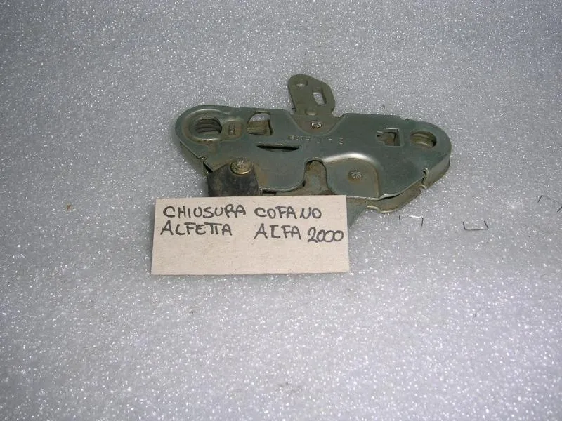 Serratura  Cofano Anteriore Alfetta    Alfa 2000