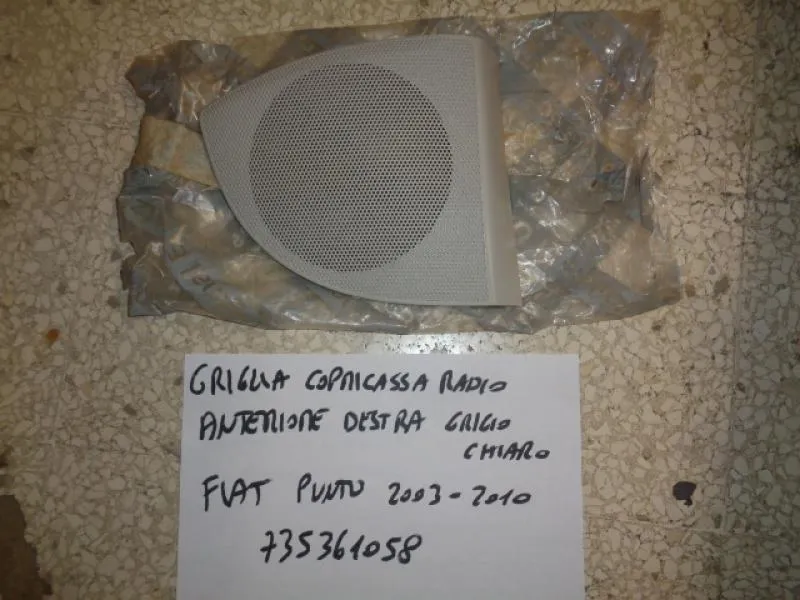 Griglia Copricassa Radio Anteriore Destra Fiat Punto 2003-2010