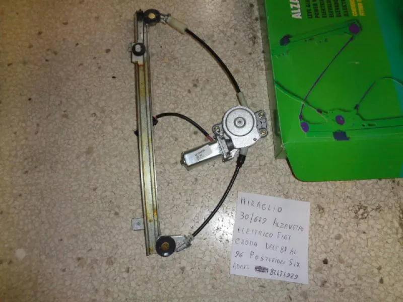 Alzavetro Posteriore Sinistro Elettrico Fiat Croma 1987-1996