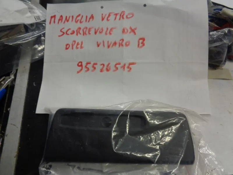 Maniglia Vetro Scorrevole Destra Opel Vivaro B