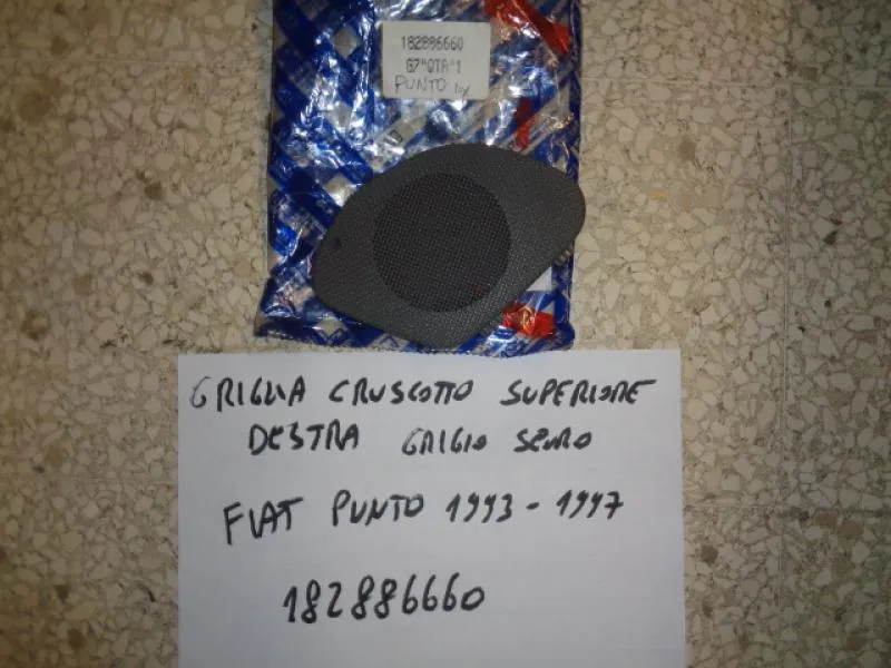 Griglia Cruscotto Superiore Destra Grigio Scuro Fiat Punto 1993-1997