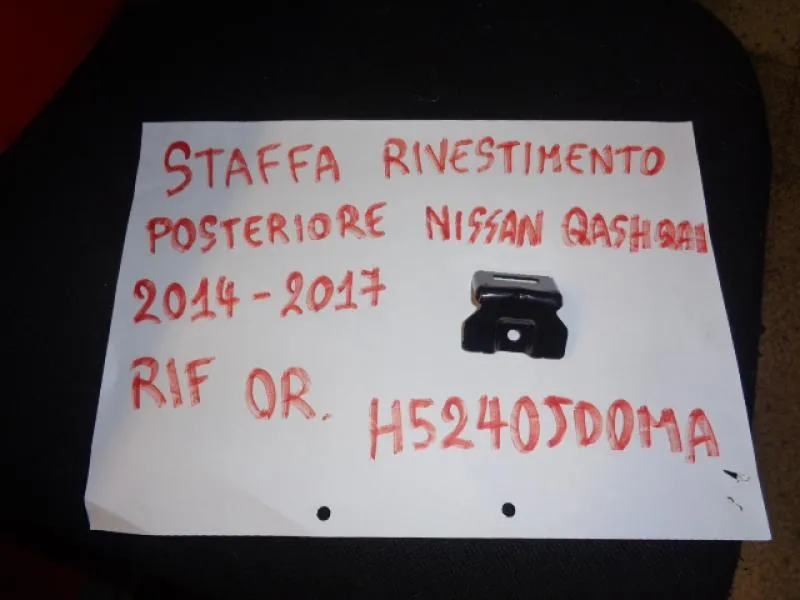 Staffa Rivestimento Posteriore Nissan Qashqai 2014-2017