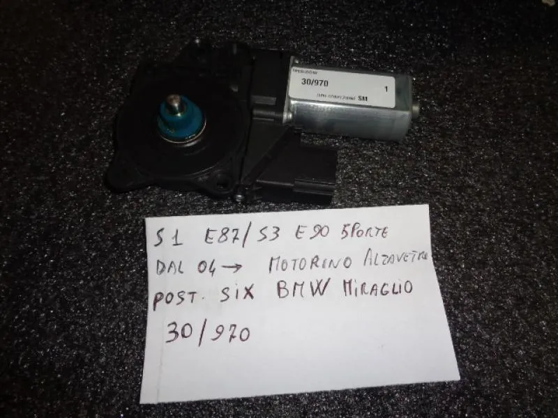 Motorino Alzavetro Posteriore Sinistro Bmw Serie 1 E87 - Bmw Serie 3 E90 5P 2004>