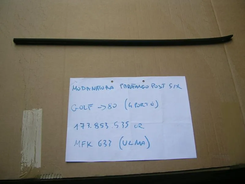 Modanatura Parafango Posteriore Sinistro  Volkswagen Golf 80 (4 Porte)