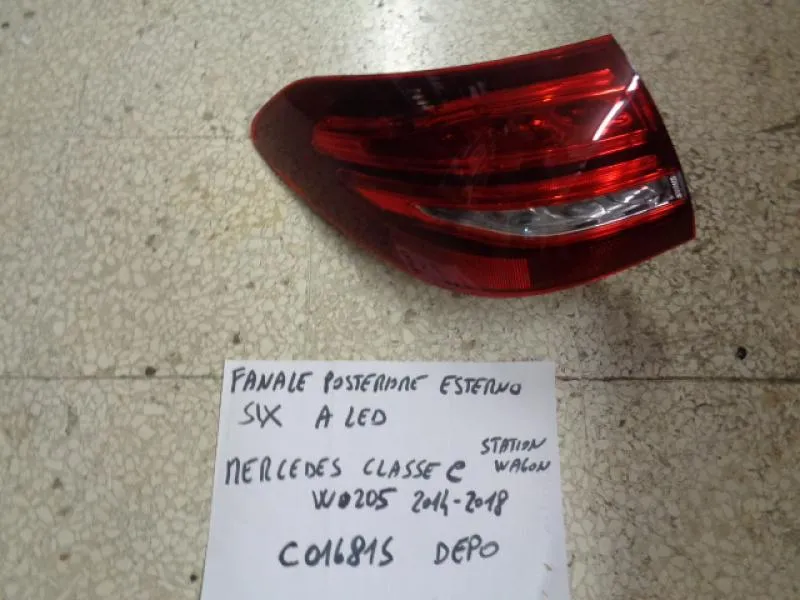 Fanale Posteriore Esterno Sinistro A Led Mercedes Classe C  W205 Station Wagon 2014-2018