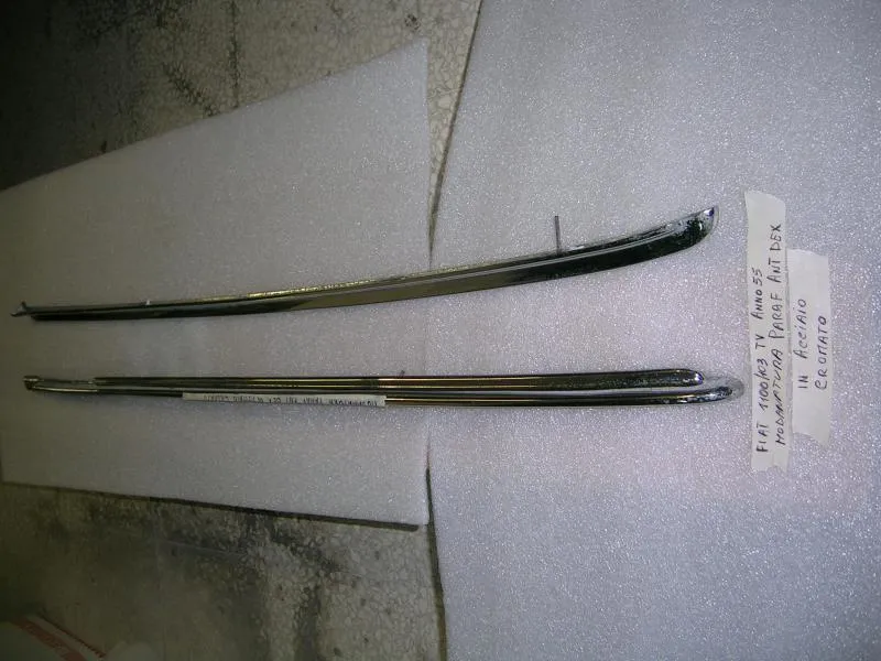 Modanatura Parafango Anteriore Destro In Acciaio Cromato Fiat 1100\103  TV  Anno 55